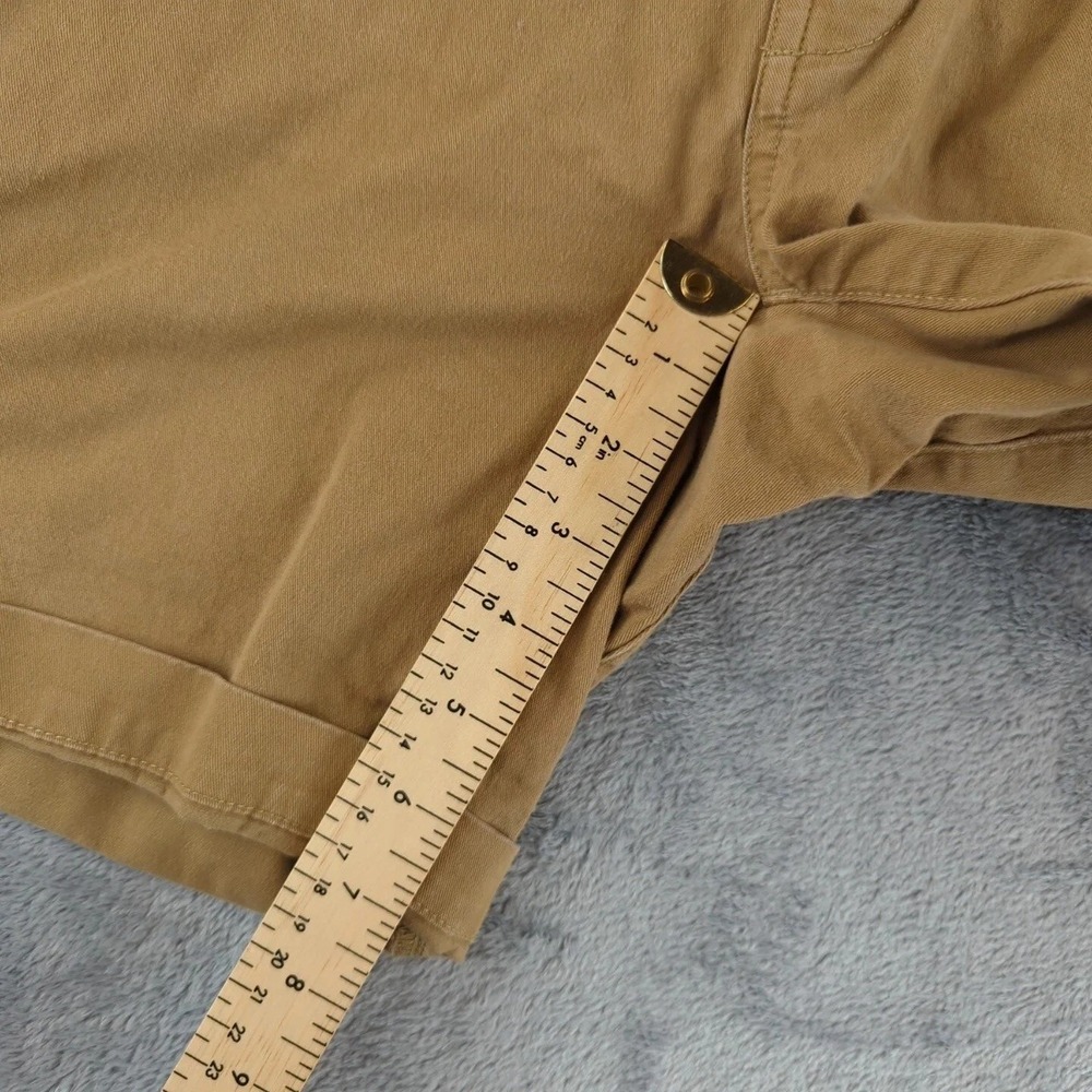 The North Face Shorts Mens 32 Tan Brown Chino Flat Front Hiking Outdoor Stretch - Picture 4 of 10